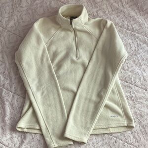 Patagonia Capilene Ivory Half Zip Layering Jacket